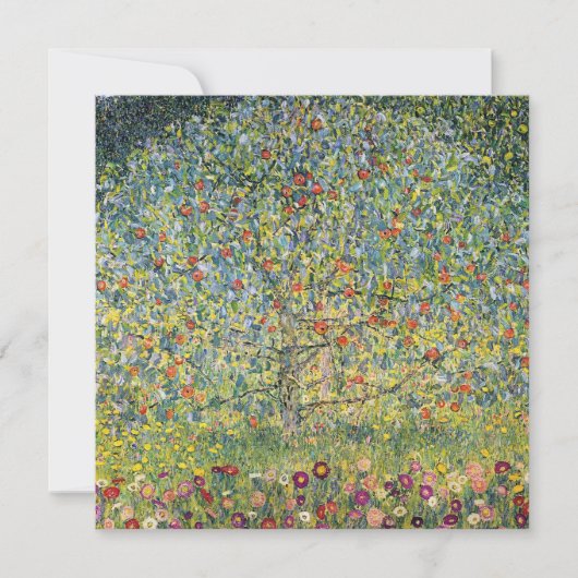 Apple Tree von Gustav Klimt, Vintager Jugendstil (Vorderseite)