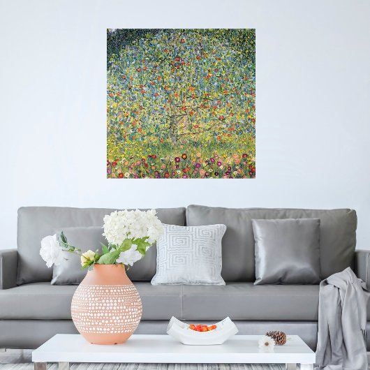 Apple Tree von Gustav Klimt, Vintager Jugendstil Poster