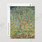 Apple Tree von Gustav Klimt, Vintager Jugendstil Postkarte (Vorne/Hinten)