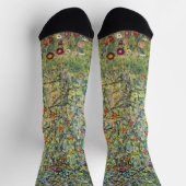 Apple Tree von Gustav Klimt, Vintager Jugendstil Socken (Oben)