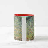 Apple Tree von Gustav Klimt, Vintager Jugendstil Tasse (Zentrum)