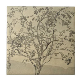 Apple Tree (Watercolor Art) (von Nicholas Roerich) Fliese