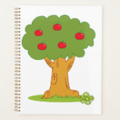 Apple Tree Whimsical Red Apples Planer (Vorderseite)