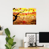 Apple Tree with Red Fruit - Paul Ranson Kunstwerk Poster (Heimbüro)