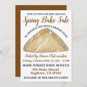 Apple Umsatz Breakfast Konditorei Bake Verkauf Bru Einladung (Vorne/Hinten)