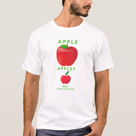 Apple und Applet-Kleine Anwendung T-Shirt