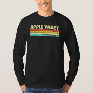 Apple Valley Mn Minnesota City Zuhause Roots Retro T-Shirt