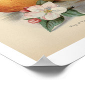 Apple - Vintages Fruchtplakat Poster (Ecke)