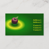 Apple-Visitenkarte Visitenkarte (Rückseite)