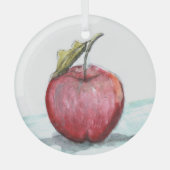 Apple von Hevener Ornament Aus Glas (Vorderseite)