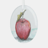Apple von Hevener Ornament Aus Glas (Vorderseite links)