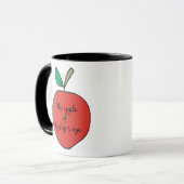 Apple von PopPops Auge Tasse (Vorderseite Links)