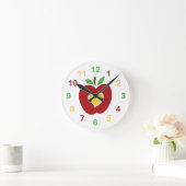Apple Wall Clock Runde Wanduhr (Zuhause)