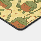 Apple Warriors Brave Fruit  Schreibtischunterlage (Ecke)