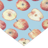 Apple Watercolor Großer Tischläufer (Ecke)