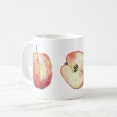 Apple Watercolor Kaffeetasse (Vorderseite Links)
