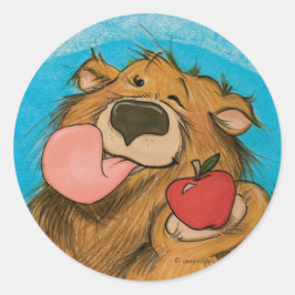 Apple Winking Bär / Aufkleber