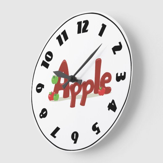 Apple Word Clock Große Wanduhr (Winkel)