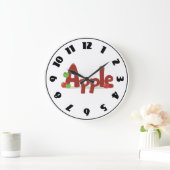 Apple Word Clock Große Wanduhr (Zuhause)