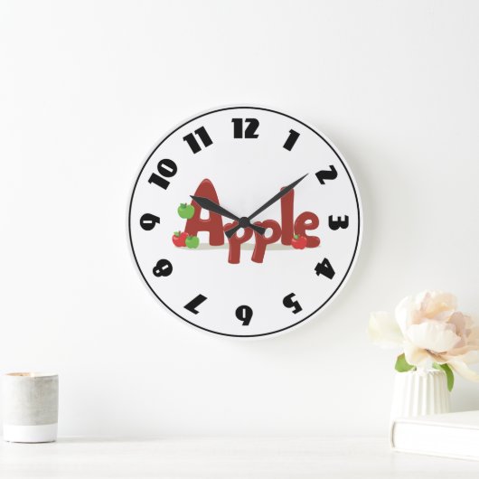 Apple Word Clock Große Wanduhr (Zuhause)