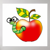 Apple & Worm, zurück zur Schule Poster (Vorne)