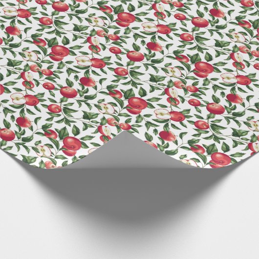 Apple Wrapping Paper Geschenkpapier (Ecke)
