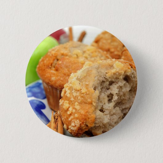 Apple würzen Muffin Button (Vorderseite)