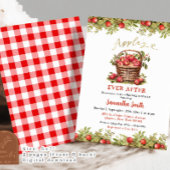 Apple-y-Ever nach Red Karierten Brautparty Einladung