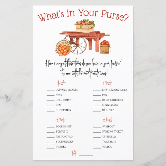 Apple-y immer After! Was ist in deiner Geldbörse? (Vorderseite)