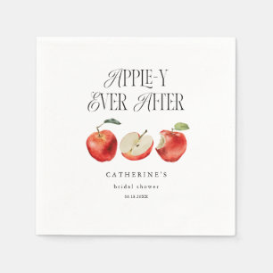 Apple-y immer nach elegantem Brautparty Serviette
