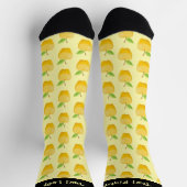Apple Yellow Pattern Socks Socken (Oben)
