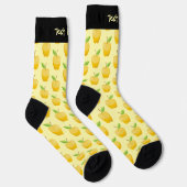Apple Yellow Pattern Socks Socken (Rechts)