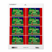 Apple Zuhause Canning Applesauce Butter Weinetiket (Vorne)