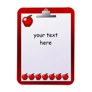 Apple-Zwischenablage für Lehrer - benutzerdefinier Magnet