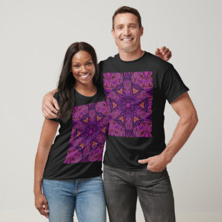Appleblossom Bohemische Abstrakte Blumengrafik T-Shirt