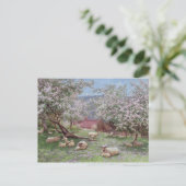 Appleblossom Postkarte (Stehend Vorderseite)