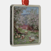 Appleblossom Silbernes Ornament (Rechts)