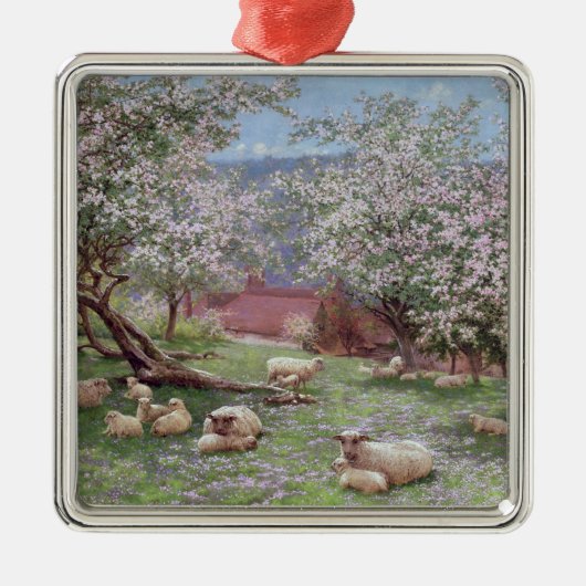 Appleblossom Silbernes Ornament (Vorne)