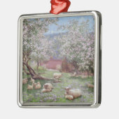 Appleblossom Silbernes Ornament (Links)