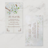 Appleblüte und -biene Gesundheits-Wellness-Center Visitenkarte (Vorne/Hinten)