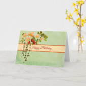 Appleboms und Berries Geburtskarte Karte (Gelbe Blume)