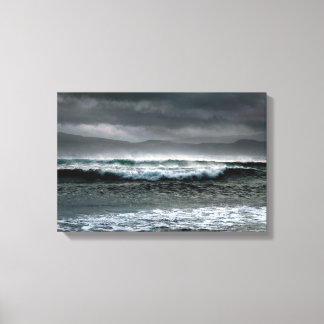 Applecross Wave Seascape Photography Canvas Print Leinwanddruck