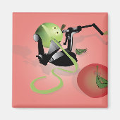 Appledectomy Apple Magnet (Vorne)