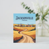 Applegate Valley Road USA -> Applegate-Valley-Stra Postkarte (Stehend Vorderseite)