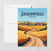 Applegate Valley Road USA -> Applegate-Valley-Stra Postkarte (Vorne/Hinten)