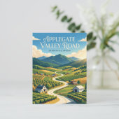 Applegate Valley Road USA Postkarte (Stehend Vorderseite)