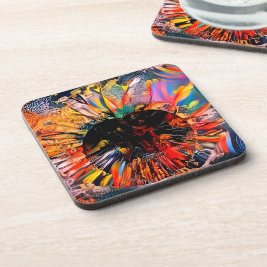 Applemantis Getränkeuntersetzer (Linke Seite)