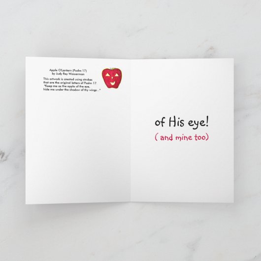 AppleO'Lantern Karte (Innenseite)