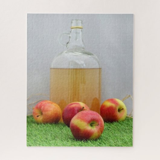 Apples and Cider Bottle Apple Festival Puzzle (Vertikal)