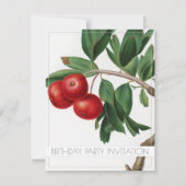 APPLES BIRTHDAY PARTY INVITATION FLAT CARD EINLADUNG (Vorderseite)